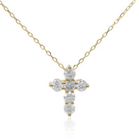 Gouden halsketting met I1 (H) Diamanten (CIRARI)