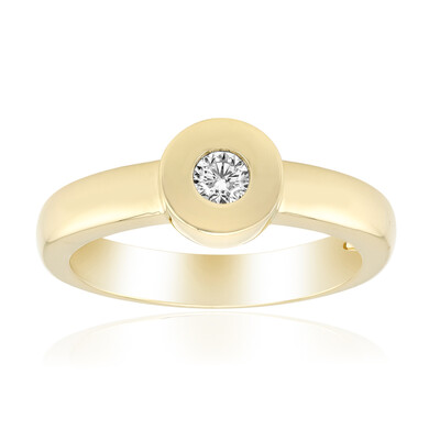 Zilveren ring met een Diamant SI1 (G) (Annette)