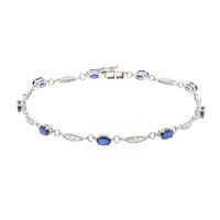 Gouden armband met Blauwe Ceylon saffieren (CIRARI)