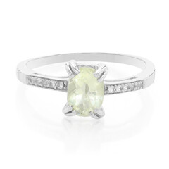 Zilveren ring met een Orthoklaas
