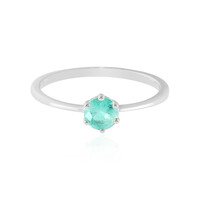 Zilveren ring met een Russische smaragd