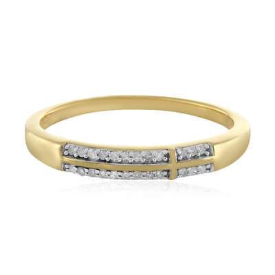 Zilveren ring met I2 (I) Diamanten