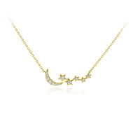 Gouden halsketting met I1 (H) Diamanten (CIRARI)