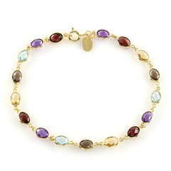 Zilveren armband met amethisten