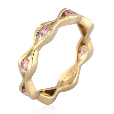 Gouden ring met roze saffieren (de Melo)