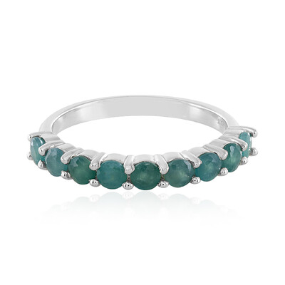 Zilveren ring met Grandidierieten