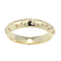 Zilveren ring met witte topaasstenen (Adela Silber)