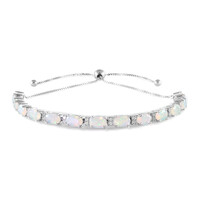 Zilveren armband met Welo-opalen