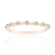 Gouden ring met SI1 Argyle Rose De France Diamanten (Annette)