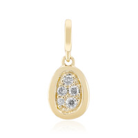 Gouden hanger met een Diamant SI1 (G)
