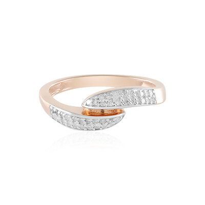 Zilveren ring met I2 (J) Diamanten