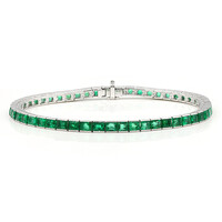 Gouden armband met AAA Zambia smaragden (Estée Collection)