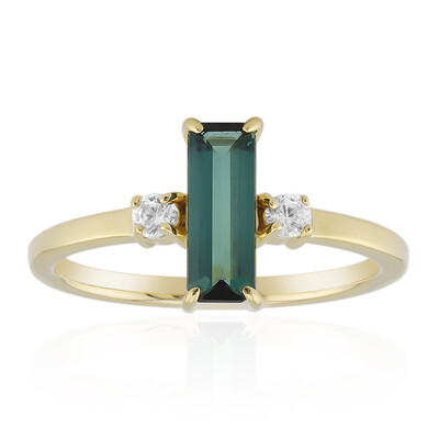 Zilveren ring met een indigoliet (Adela Silber)