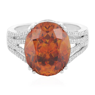 Gouden ring met een sfaleriet (AMAYANI)