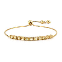 Zilveren armband met citrienstenen