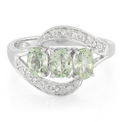 Zilveren ring met Paraiba toermalijnen