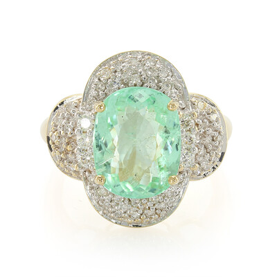 Gouden ring met een Nigeriaanse Paraiba Toermalijn (AMAYANI)