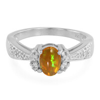 Gouden ring met een Kalimaya-Opaal