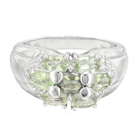 Zilveren ring met Paraiba toermalijnen