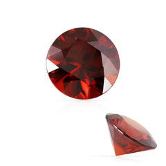 Edelsteen met een rode zirkoon 7,866 ct