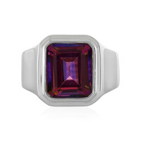 Zilveren ring met een Paarse Mystieke Topaas