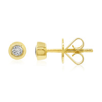 Gouden oorbellen met VVS1 Diamanten (E) (adamantes [!])