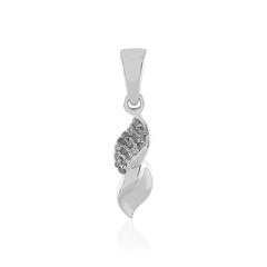 Zilveren hanger met I3 (H) Diamanten
