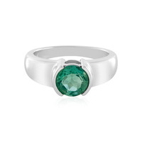 Zilveren ring met een Belgian Teal Fluoriet