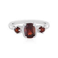 Zilveren ring met een Mozambique granaat
