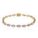 Zilveren armband met lavendel amethisten