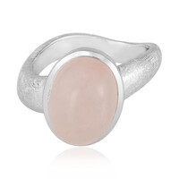 Zilveren ring met een rozen kwarts