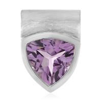 Zilveren hanger met een lavendel amethist
