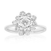 Gouden ring met een VS2 (H) Diamant (CIRARI)
