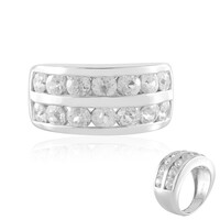 Zilveren ring met zirkonen (de Melo)