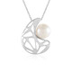 Gouden halsketting met een zoetwater kweekparel (Ornaments by de Melo)