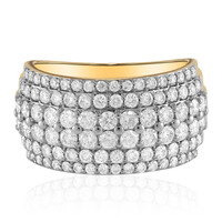 Gouden ring met Diamanten SI1 (G)