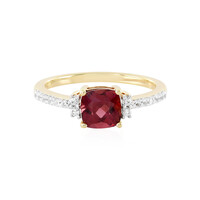 Zilveren ring met een Malawi Granaat
