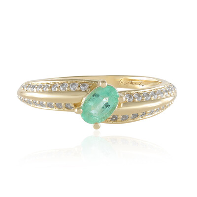 Gouden ring met een Russische smaragd (de Melo)