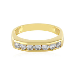 Zilveren ring met zirkonen