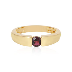 Zilveren ring met een framboos rhodoliet