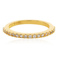 Zilveren ring met zirkonen