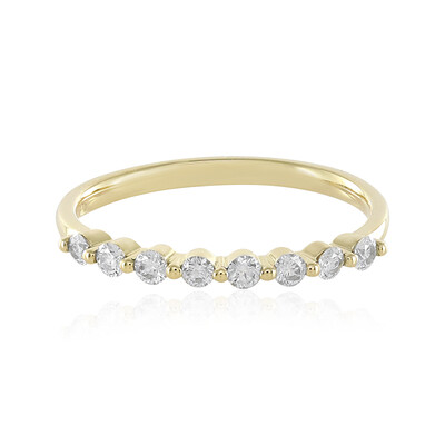 Gouden ring met Loepzuivere (F) Diamanten (LUCENT DIAMONDS)