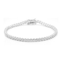 Zilveren armband met zirkonen