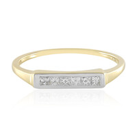 Gouden ring met SI1 (H) Diamanten