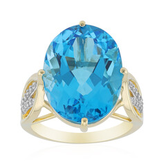 Gouden ring met een Marambaia-topaas