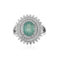 Zilveren ring met een Grandidieriet