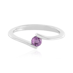 Zilveren ring met een amethist