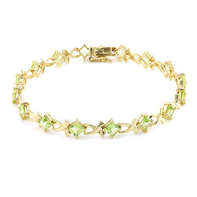 Zilveren armband met peridoots