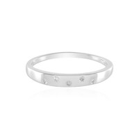 Zilveren ring met een I2 (I) Diamant