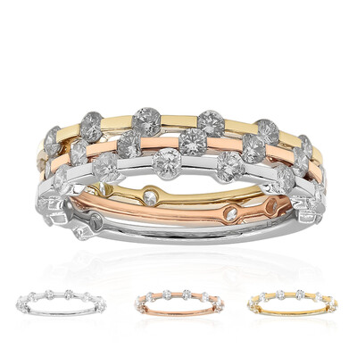 Gouden ring met I1 (H) Diamanten (CIRARI)